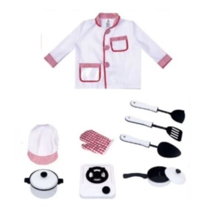 بدلة طباخ الصغير للاطفال- قياس L-طول 110-130