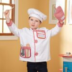 ⁦بدلة طباخ الصغير للاطفال- قياس L-طول 110-130⁩ - الصورة ⁦2⁩