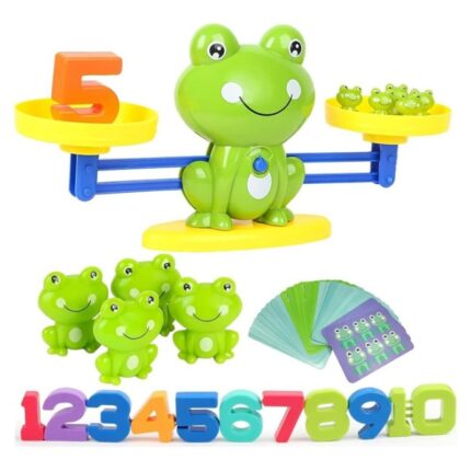 لعبة تعليم الاعداد عن طريق الميزان - ضفدع