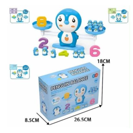 لعبة تعليم الاعداد عن طريق الميزان - بطريق