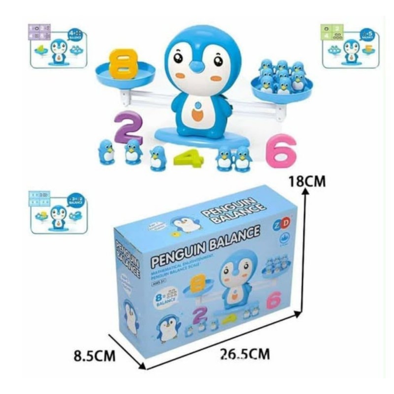 ⁦لعبة تعليم الاعداد عن طريق الميزان - بطريق⁩ - الصورة ⁦1⁩