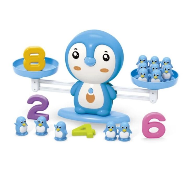 ⁦لعبة تعليم الاعداد عن طريق الميزان - بطريق⁩ - الصورة ⁦2⁩