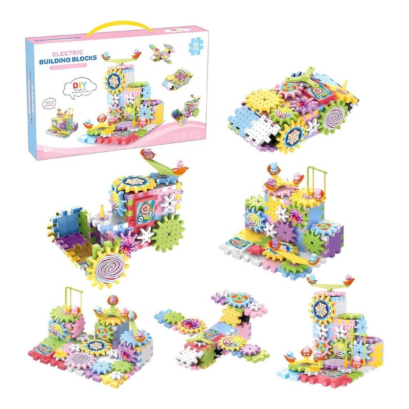 ⁦لعبة بزل PUZZLE مع مسننات تعمل على البطارية⁩ - الصورة ⁦1⁩