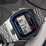 ⁦CASIO WATCH ساعة يد رجالية دائرية ستانليس ستيل لون فضي⁩ - الصورة ⁦2⁩
