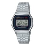 ⁦CASIO WATCH ساعة يد رجالية دائرية ستانليس ستيل لون فضي⁩ - الصورة ⁦3⁩