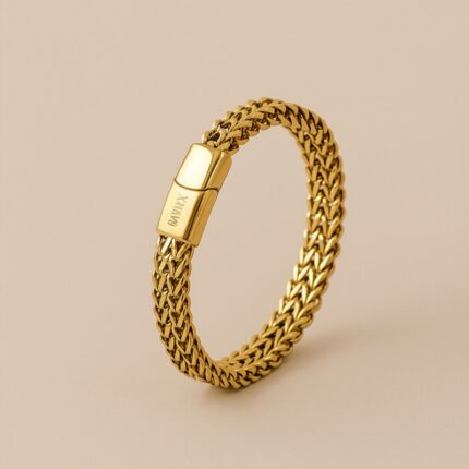 سوار رجالي لون ذهبي