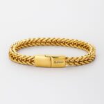 ⁦سوار رجالي لون ذهبي⁩ - الصورة ⁦2⁩