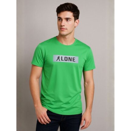 بلوزة رجالية نص كم لون أخضر