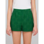 شورت ستاتي قصير لون أخضر