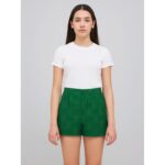 ⁦شورت ستاتي قصير لون أخضر⁩ - الصورة ⁦2⁩