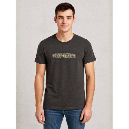 بلوزة رجالية نص كم لون رمادي