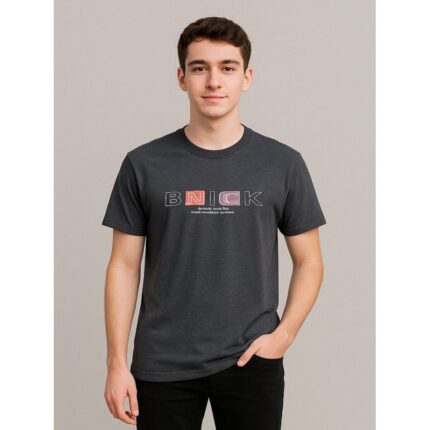 بلوزة رجالية نص كم لون سكني