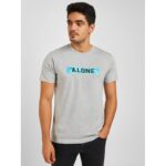 بلوزة رجالية نص كم لون رمادي فاتح