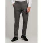 بنطال رجالي لون رمادي غامق