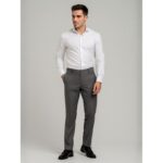 ⁦بنطال رجالي لون رمادي غامق⁩ - الصورة ⁦2⁩