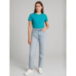 ⁦بنطال جينز للنساء لون أزرق⁩ - الصورة ⁦2⁩