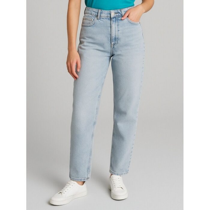 ⁦بنطال جينز للنساء لون أزرق⁩ - الصورة ⁦3⁩