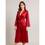 لانجري روب لون أحمر