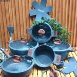 طقم طناجر بغطاء زجاجي 8 قطع ماركة DONNOR