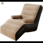 ⁦كرسي للاسترخاء بتصميم مريح على شكل S قابل للطي والنفخ⁩ - الصورة ⁦2⁩