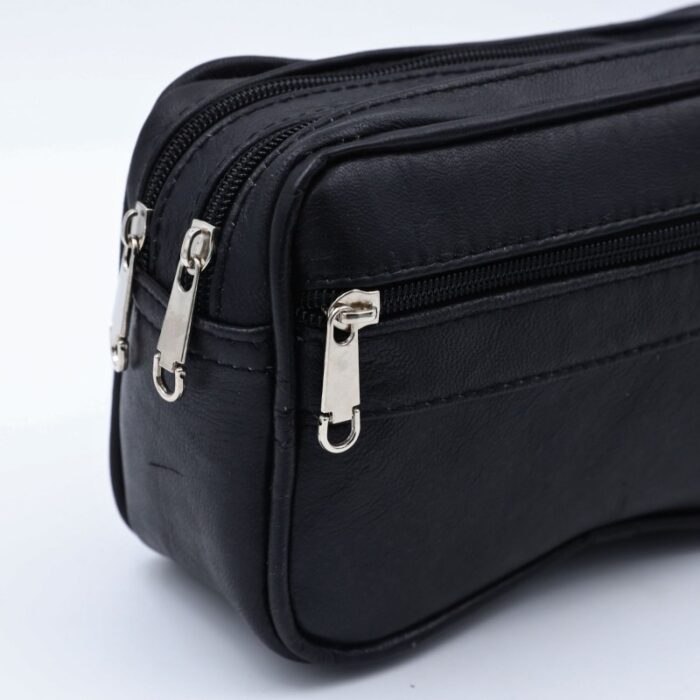 ⁦حقيبة يد رجاليه لون أسود⁩ - الصورة ⁦2⁩