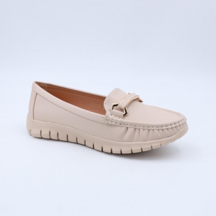 ⁦حذاء كاجوال ستاتي طبي لون بيج⁩ - الصورة ⁦2⁩