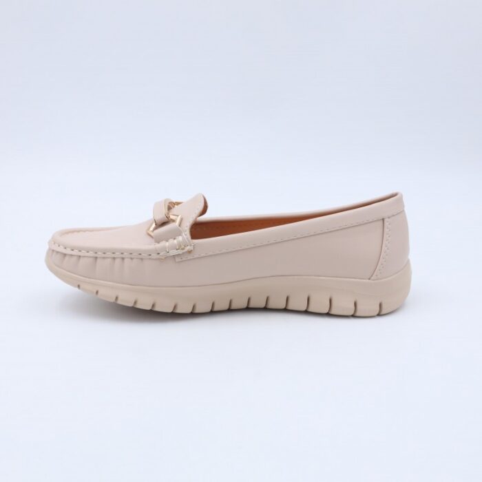 ⁦حذاء كاجوال ستاتي طبي لون بيج⁩ - الصورة ⁦4⁩