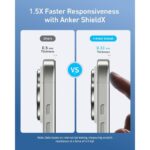 ⁦شاشة حماية لهاتف ايفون 16 برو ماكس من الزجاج المقوى عالي الدقة خالي من الفقاعات والغبار من Anker⁩ - الصورة ⁦2⁩