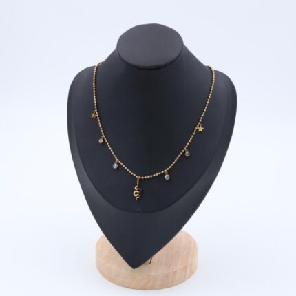 سلسال ذهبي تصميم أفعى