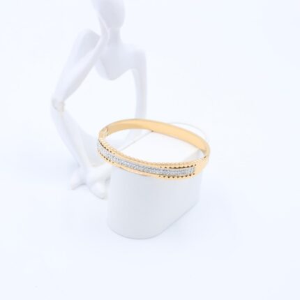 سوار لون ذهبي مع اركون أبيض