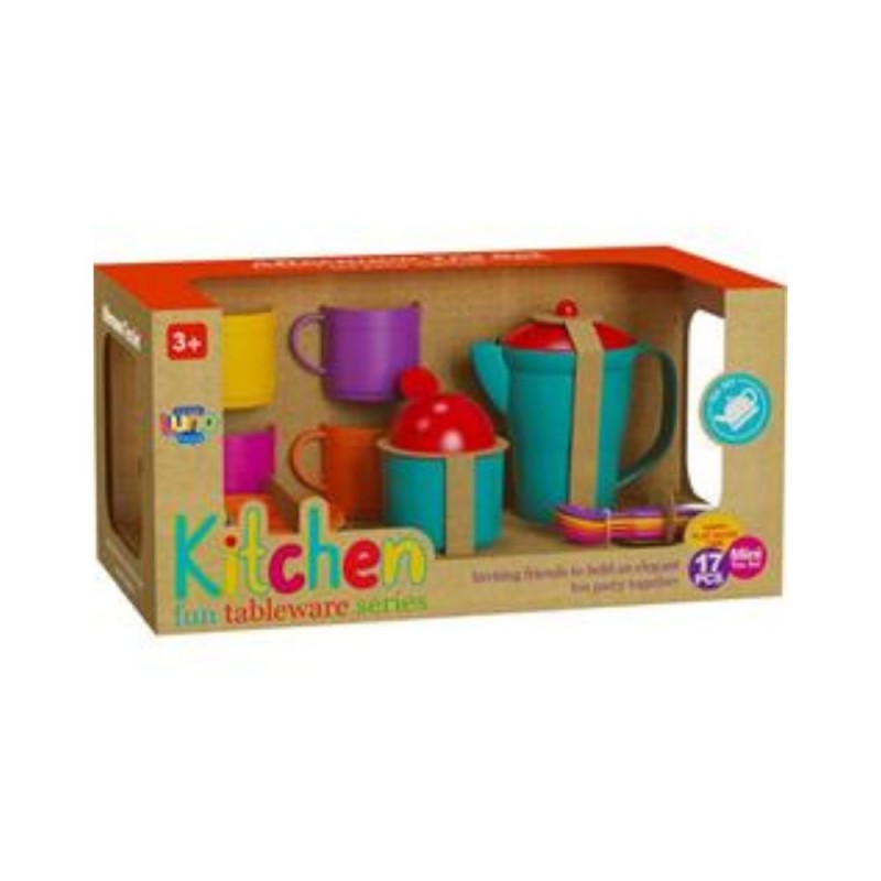 ⁦لعبة أدوات المطبخ للأطفال – طقم 17 قطعة⁩ - الصورة ⁦1⁩
