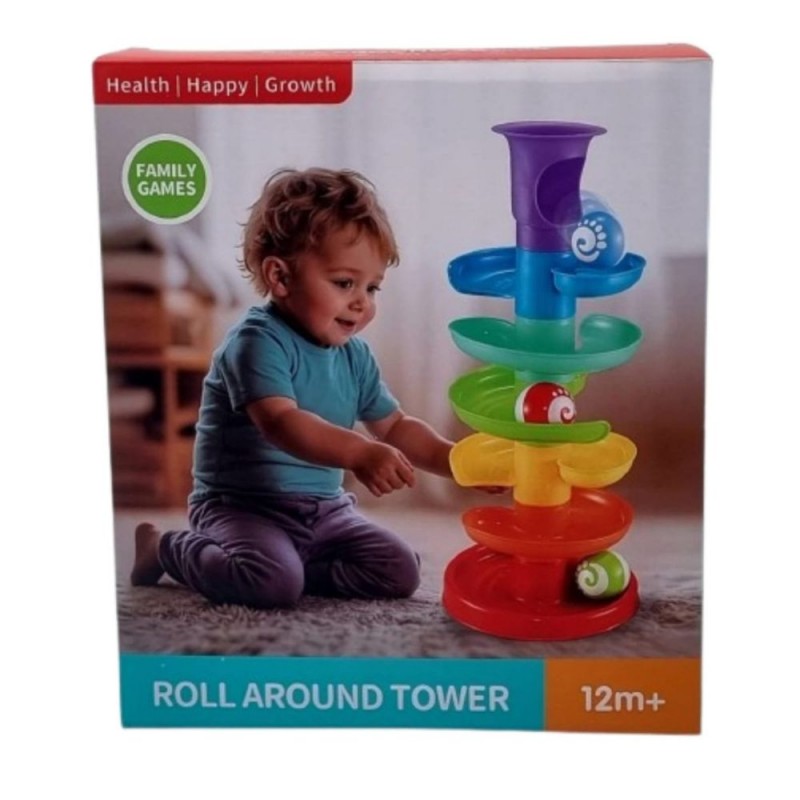 ⁦لعبة برج الكرات الدوّار لتنمية مهارات الأطفال⁩ - الصورة ⁦1⁩