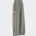 ⁦adidas Womens' Animal Print 3-Stripes Open Hem Pants - Beige⁩ - الصورة ⁦7⁩