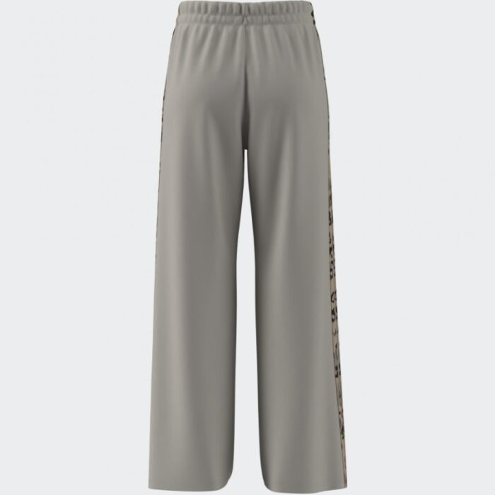 ⁦adidas Womens' Animal Print 3-Stripes Open Hem Pants - Beige⁩ - الصورة ⁦10⁩