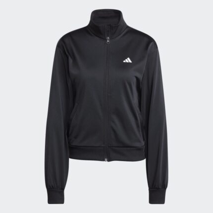 adidas Womens' Essentials Feel Cozy Track Suit - Black