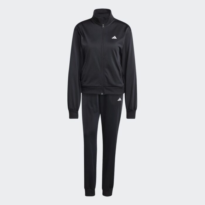 ⁦adidas Womens' Essentials Feel Cozy Track Suit - Black⁩ - الصورة ⁦2⁩