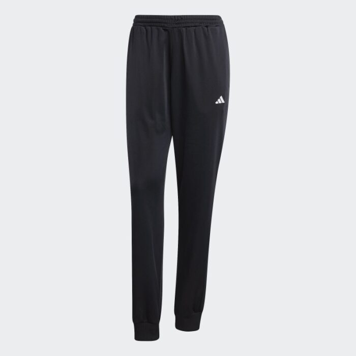 ⁦adidas Womens' Essentials Feel Cozy Track Suit - Black⁩ - الصورة ⁦3⁩