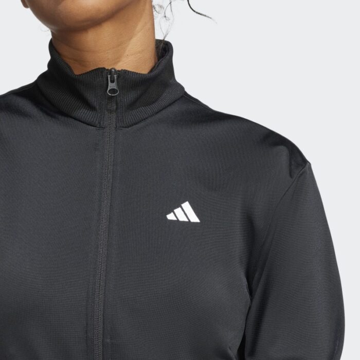 ⁦adidas Womens' Essentials Feel Cozy Track Suit - Black⁩ - الصورة ⁦7⁩