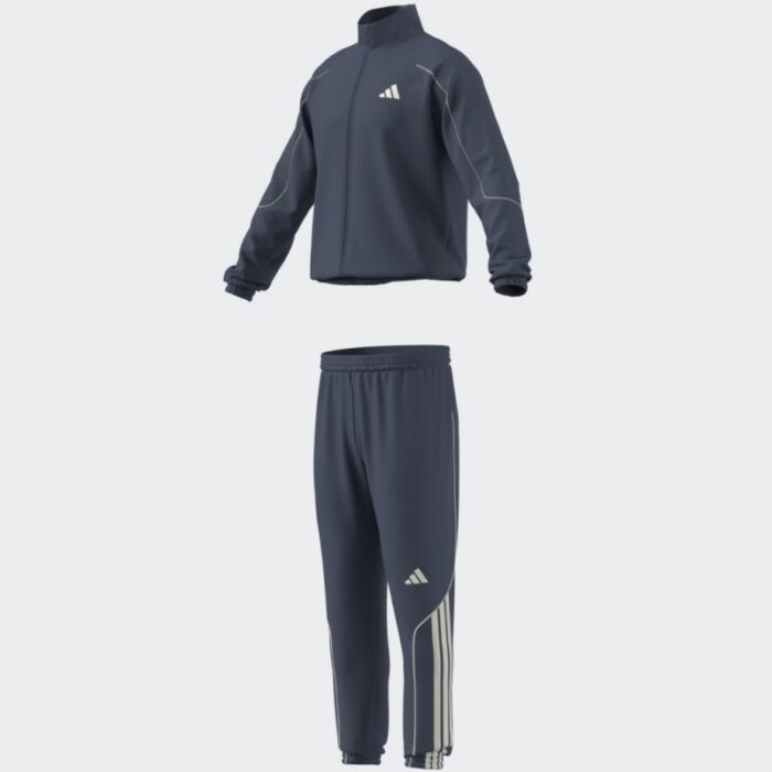 ⁦adidas Mens' Stadium 3-Stripes Track Suit - Blue⁩ - الصورة ⁦16⁩