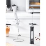 ⁦wireless electric whisk - خفاقة كهربائية لاسلكية 2 في 1 - 100 كيلو واط مع عمود خفق قابل للفصل لون أبيض⁩ - الصورة ⁦3⁩