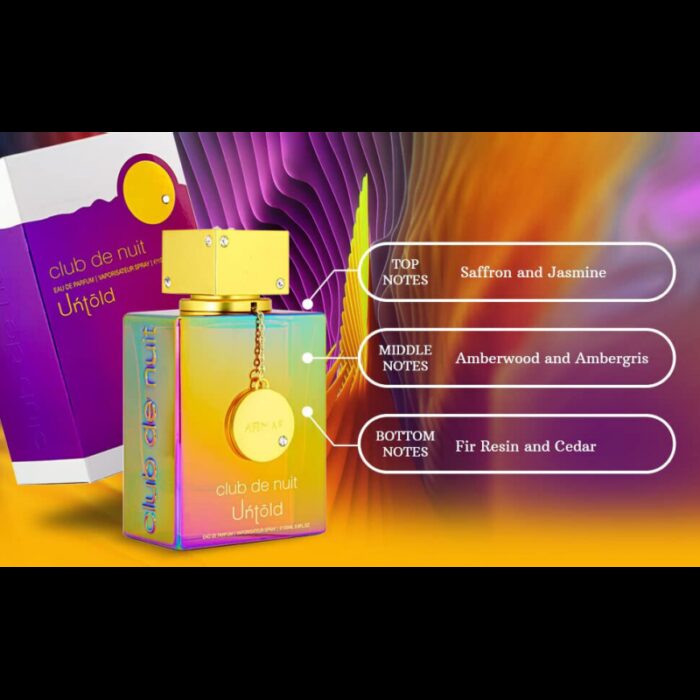 ⁦Armaf Club De Nuit Untold EDP By Armaf for Mens 105 ML⁩ - الصورة ⁦4⁩