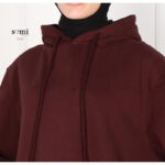 ⁦بلوزة للصبايا لون خمري شتوية من Sami Boutiqe⁩ - الصورة ⁦5⁩