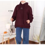 ⁦بلوزة للصبايا لون خمري شتوية من Sami Boutiqe⁩ - الصورة ⁦2⁩