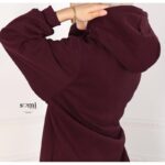 ⁦بلوزة للصبايا لون خمري شتوية من Sami Boutiqe⁩ - الصورة ⁦5⁩