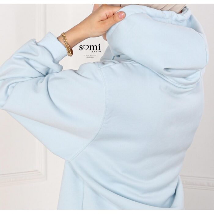 ⁦بلوزة للصبايا لون أزرق شتوية من Sami Boutiqe⁩ - الصورة ⁦2⁩