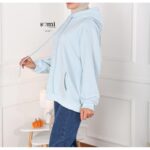 ⁦بلوزة للصبايا لون أزرق شتوية من Sami Boutiqe⁩ - الصورة ⁦3⁩