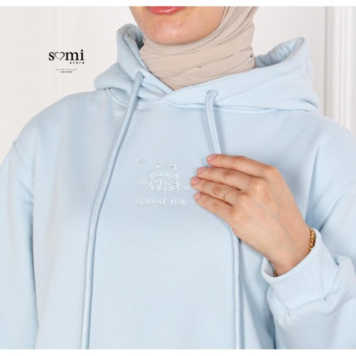 ⁦بلوزة للصبايا لون أزرق شتوية من Sami Boutiqe⁩ - الصورة ⁦5⁩