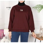 بلوزة للصبايا لون خمري شتوية من Sami Boutiqe