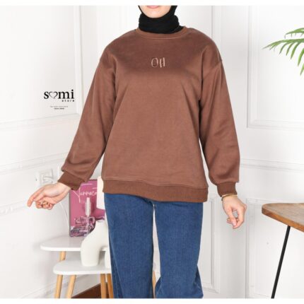 بلوزة للصبايا لون بني شتوية من Sami Boutiqe