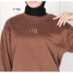 ⁦بلوزة للصبايا لون بني شتوية من Sami Boutiqe⁩ - الصورة ⁦2⁩